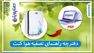 دفترچه راهنمای تصفیه هوا کنت